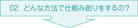 02  どんな方法で仕組み創りをするの？